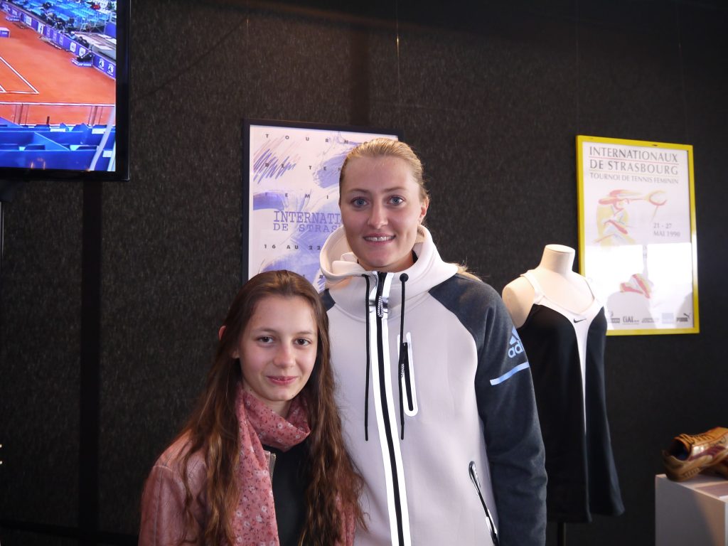 Amy rencontre Kristina Mladenovic